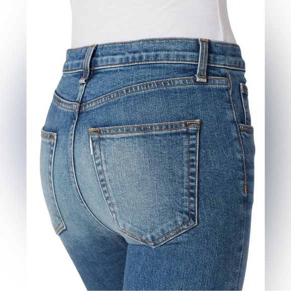 ASKK NY High-Rise Ankle Skinny Jeans Medium Blue Wash Size 27 - Picture 4 of 16